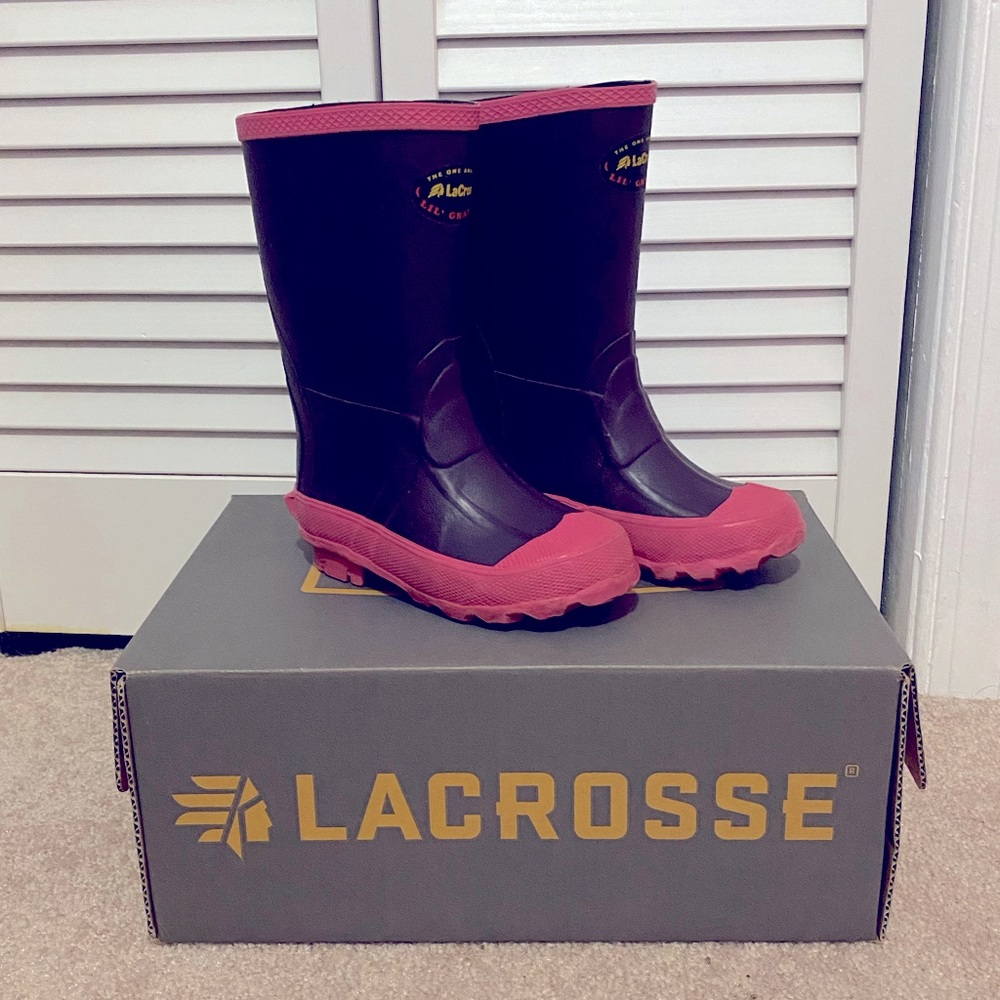 🦌 LaCrosse lil Grange - toddler 8 - pink & purple